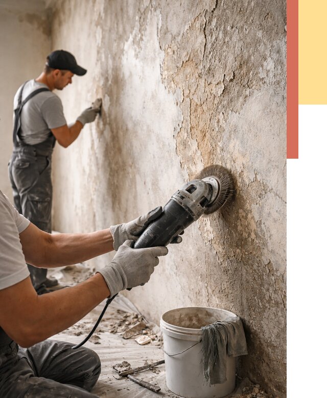 Снятие и удаление краски со стен в Оренбурге от 2135 руб. — ОТДЕЛОЧНИК-Рнб