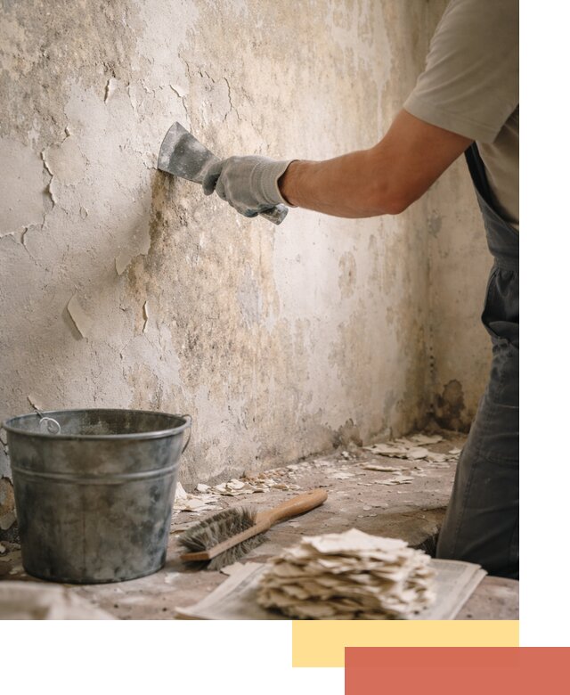 Удаление старой краски со стен в Оренбурге качественно и быстро