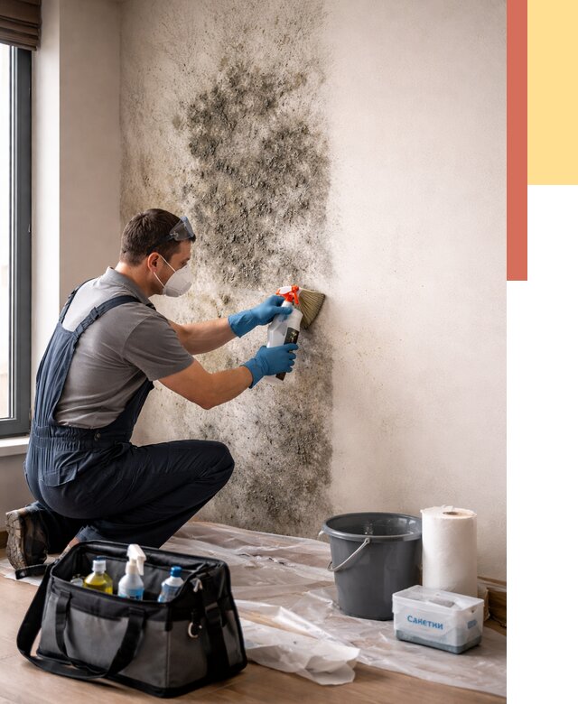 Удаление плесени со стен в Оренбурге от 2186 руб. — быстро и недорого | ОТДЕЛОЧНИК-Рнб