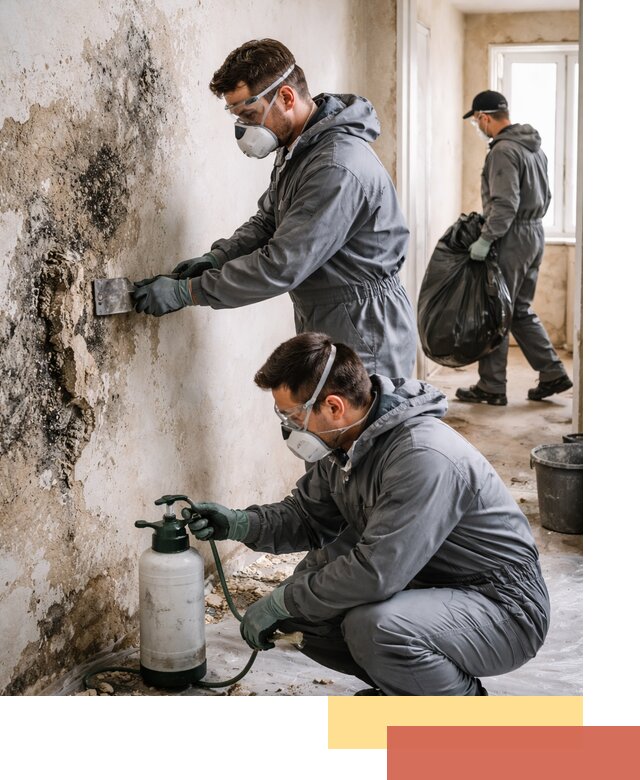 Удаление плесени со стен профессионально в Оренбурге