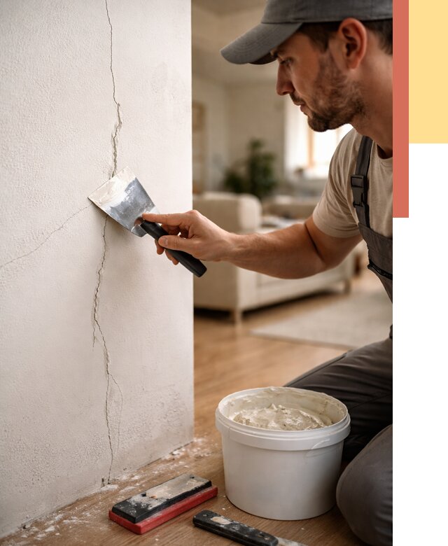 Заделка трещин и сколов в Оренбурге от 2491 руб. — быстро и недорого | ОТДЕЛОЧНИК-Рнб