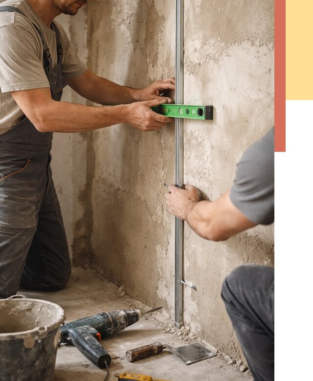 Установка штукатурных маяков в Оренбурге от 7118 руб. — быстро и недорого | ОТДЕЛОЧНИК-Рнб