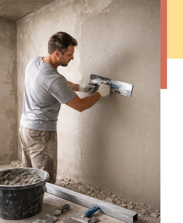 Штукатурка стен без маяков в Оренбурге от 7322 руб/м2 — услуги и цена | ОТДЕЛОЧНИК-Рнб