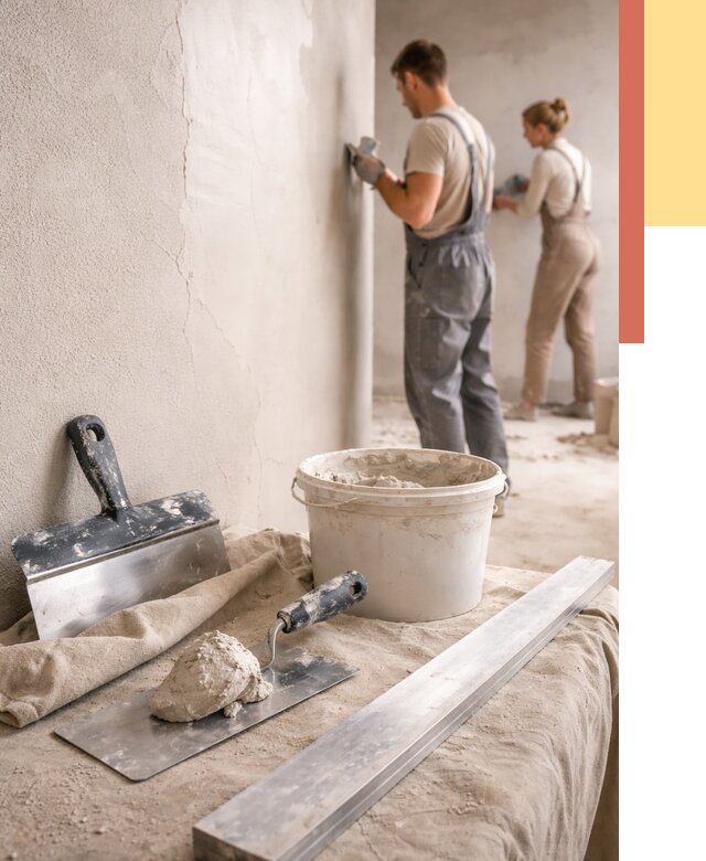 Штукатурка стен гипсовая в Оренбурге от 4576 руб/м2 — быстро и недорого | ОТДЕЛОЧНИК-Рнб