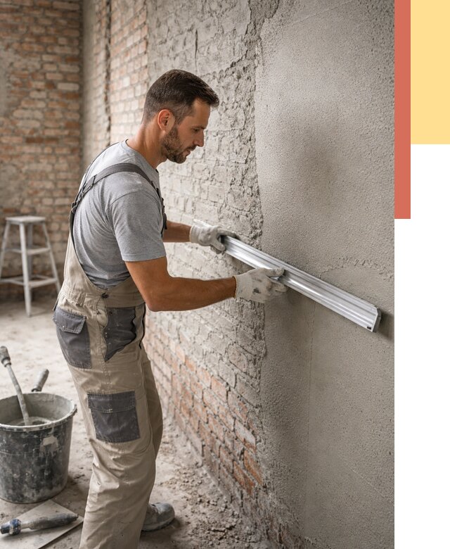 Штукатурка кирпичных стен в Оренбурге от 4576 руб/м2 — быстро и недорого | ОТДЕЛОЧНИК-Рнб