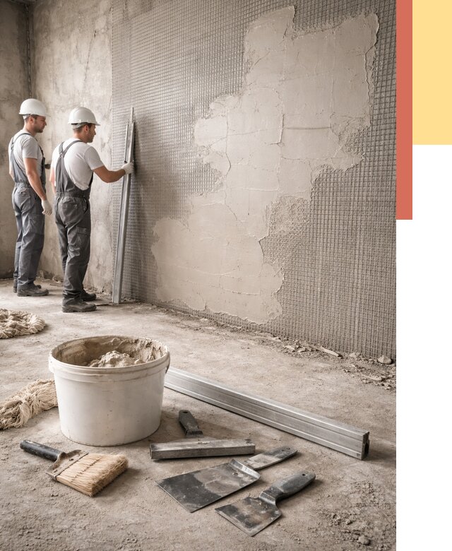 Штукатурка стен по сетке в Оренбурге от 5593 руб./м2 — быстро и недорого | ОТДЕЛОЧНИК-Рнб