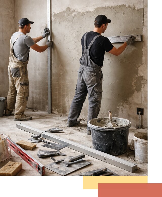 Профессиональная штукатурка стен под плитку в Оренбурге