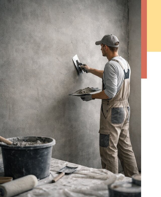 Декоративная штукатурка под бетон в Оренбурге от 2542 руб./м² — нанесение под ключ | ОТДЕЛОЧНИК-Рнб