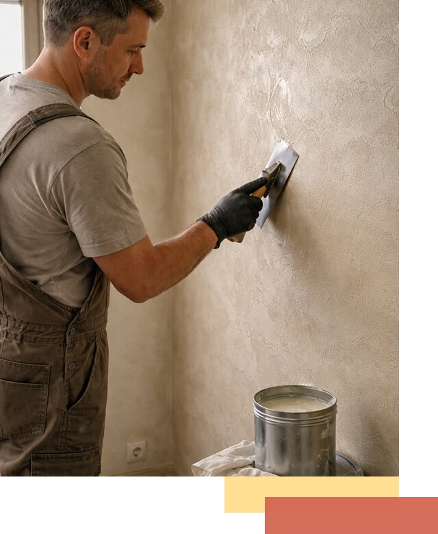 Нанесение воска на штукатурку в Оренбурге для защиты и блеска