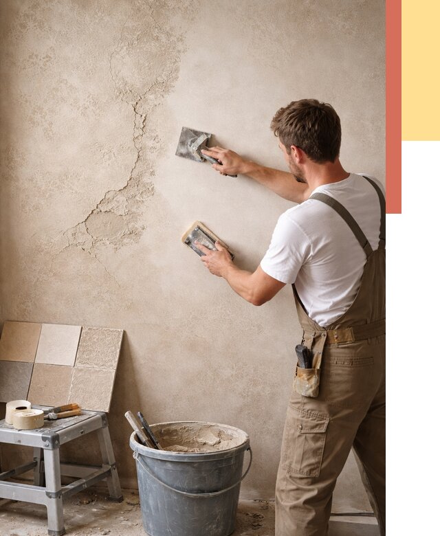 Ремонт декоративной штукатурки в Оренбурге от 4576 руб. под ключ | ОТДЕЛОЧНИК-Рнб