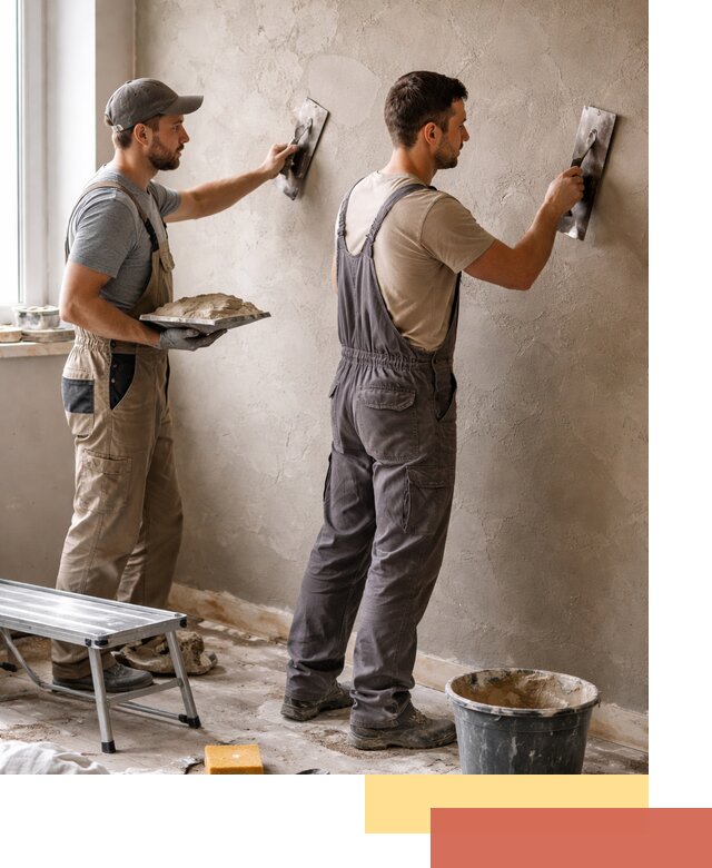 Ремонт декоративной штукатурки и восстановление фактуры в Оренбурге