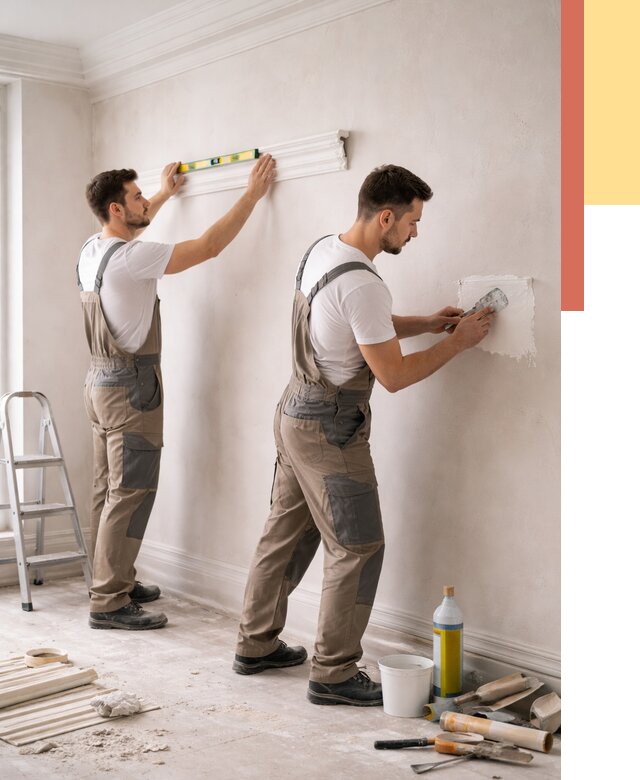 Монтаж лепнины на стены в Оренбурге от 4576 руб. — недорого, быстро | ОТДЕЛОЧНИК-Рнб