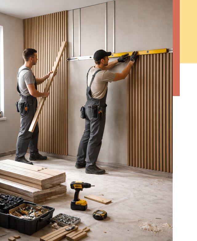 Монтаж реечных панелей на стены в Оренбурге от 1220 руб. — быстро и недорого | ОТДЕЛОЧНИК-Рнб