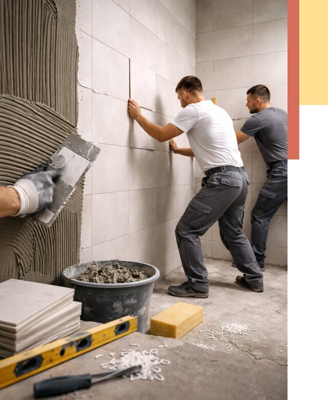 Укладка плитки на стены в Оренбурге от 864 руб. — качественно и недорого | ОТДЕЛОЧНИК-Рнб