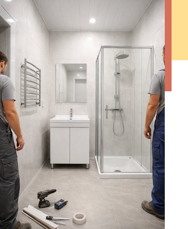 Отделка ванной комнаты панелями ПВХ в Оренбурге от 4576 руб. за м2 | ОТДЕЛОЧНИК-Рнб