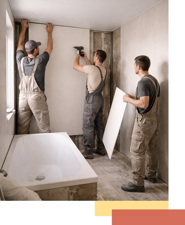 Отделка ванной панели ПВХ профессионально в Оренбурге