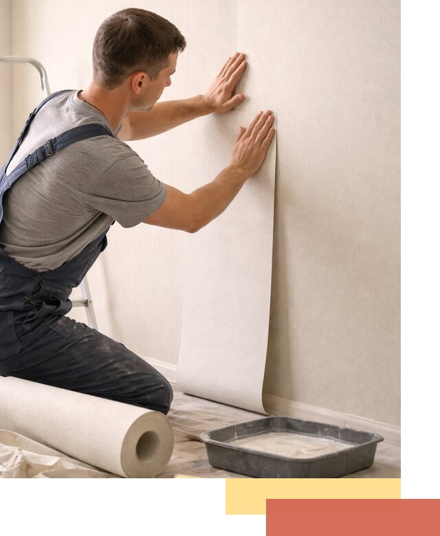 Поклейка флизелиновых обоев в Оренбурге качественно и быстро