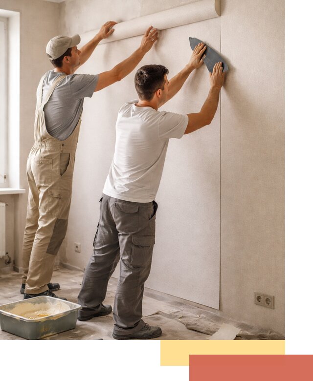 Поклейка виниловых обоев в Оренбурге профессионально и качественно