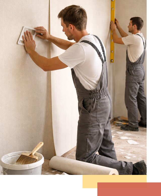 Поклейка бумажных обоев в Оренбурге качественно и недорого