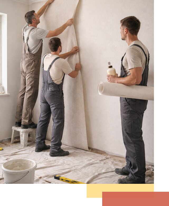 Оклейка стен обоями в Оренбурге — качественно и профессионально