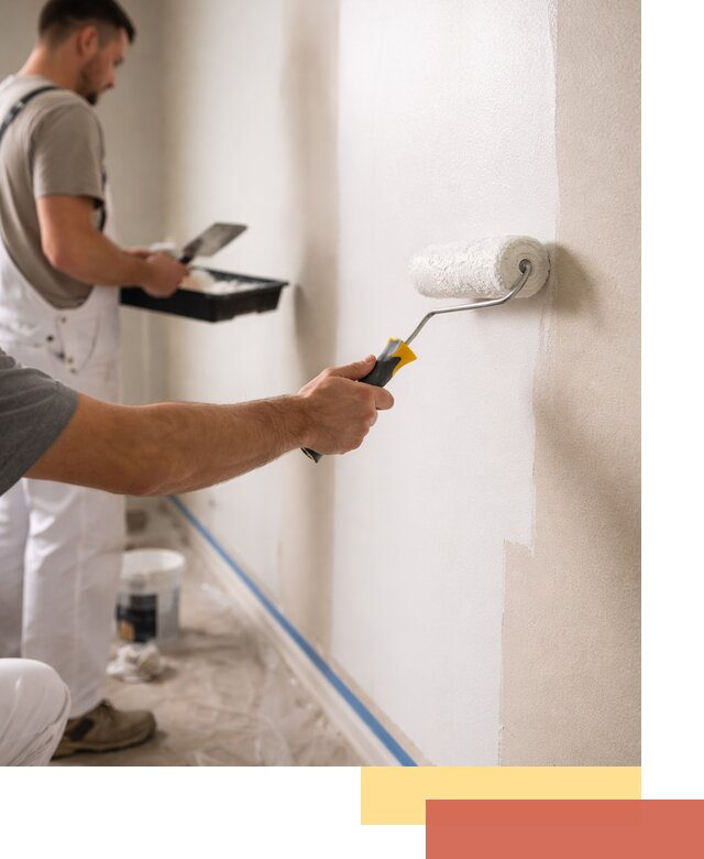 Покраска стен акриловой краской профессионально в Оренбурге