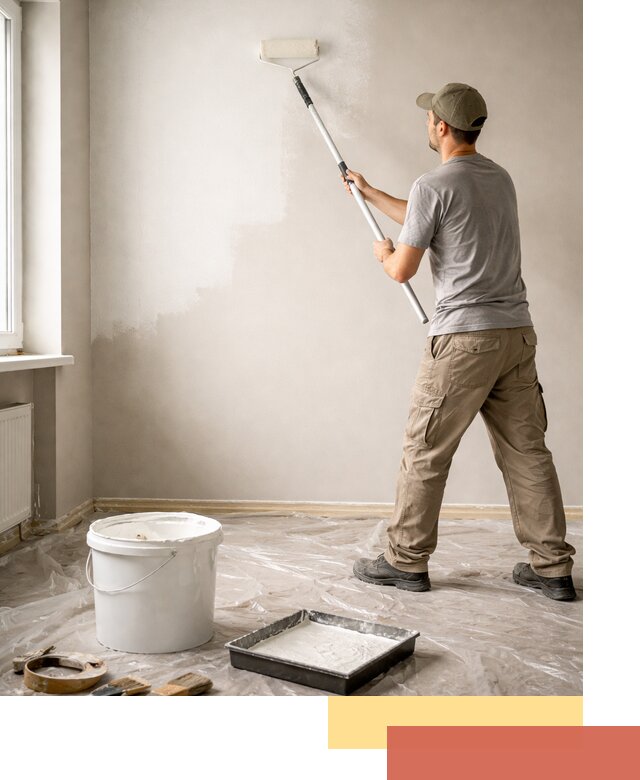 Покраска стен латексной краской в Оренбурге качественно и быстро