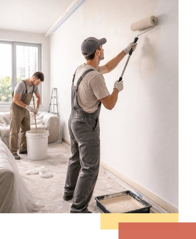 Покраска стен в офисе в Оренбурге — быстрый и качественный ремонт