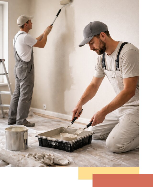 Покраска стен в квартире в Оренбурге — профессионально и аккуратно