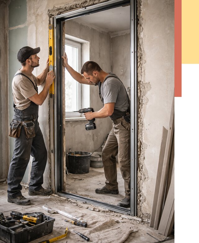 Закладка дверного проема в Оренбурге от 3559 руб. — быстро и недорого | ОТДЕЛОЧНИК-Рнб