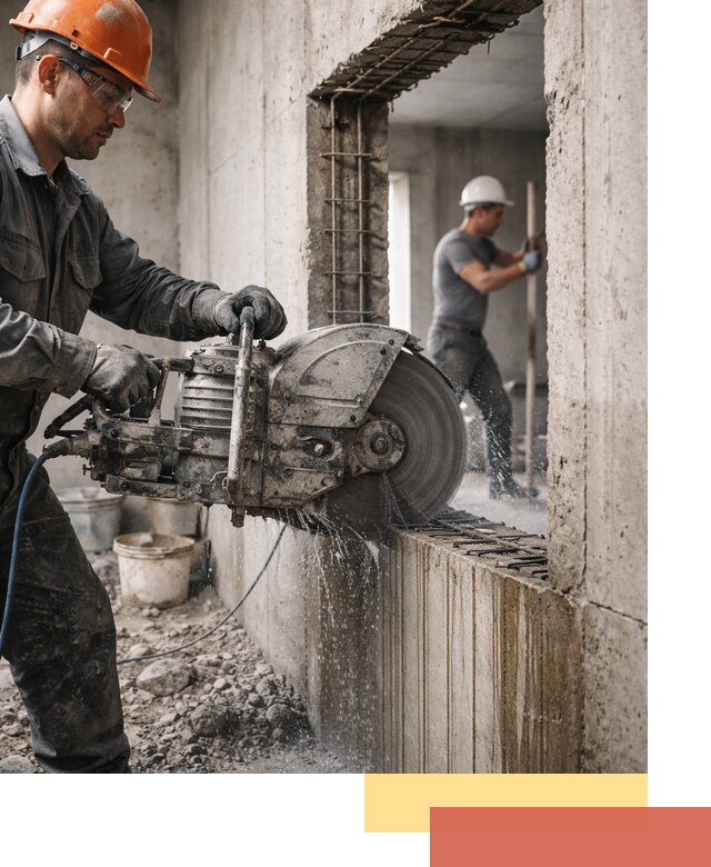 Алмазная резка проемов в Оренбурге быстро и точно