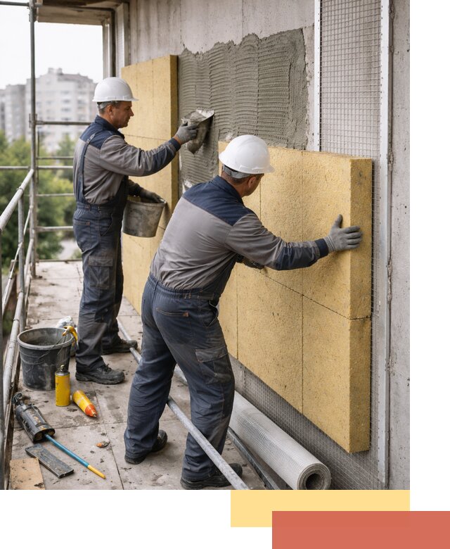 Утепление стен зданий и домов в Оренбурге качественно и надежно