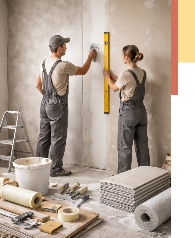 Отделка стен в Оренбурге от 1525 руб/м² — недорого, быстро, под ключ | ОТДЕЛОЧНИК-Рнб