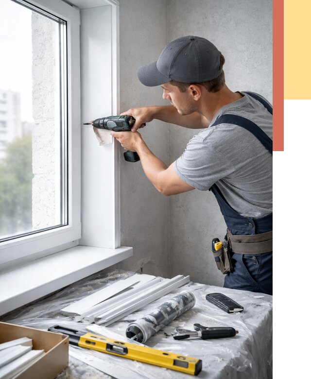 Установка пластиковых откосов в Оренбурге от 2288 руб. | ОТДЕЛОЧНИК-Рнб монтаж, быстро и недорого