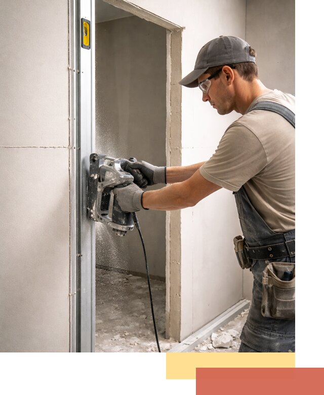 Устройство дверного проема в перегородке в Оренбурге