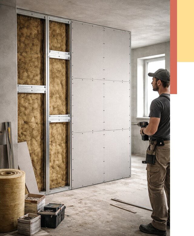 Усиленная перегородка под навеску в Оренбурге от 13016 руб. — монтаж под ключ | ОТДЕЛОЧНИК-Рнб