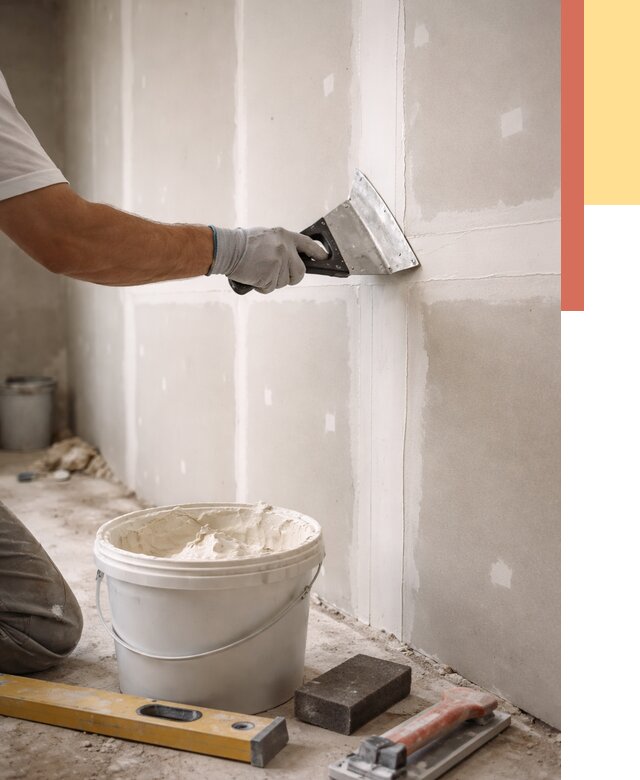 Шпаклевка перегородок из гипсокартона в Оренбурге от 2542 руб. — услуги ОТДЕЛОЧНИК-Рнб