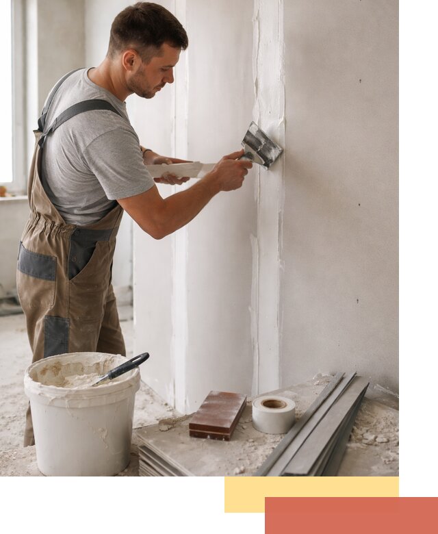 Шпаклевка перегородок из гипсокартона в Оренбурге качественно и быстро