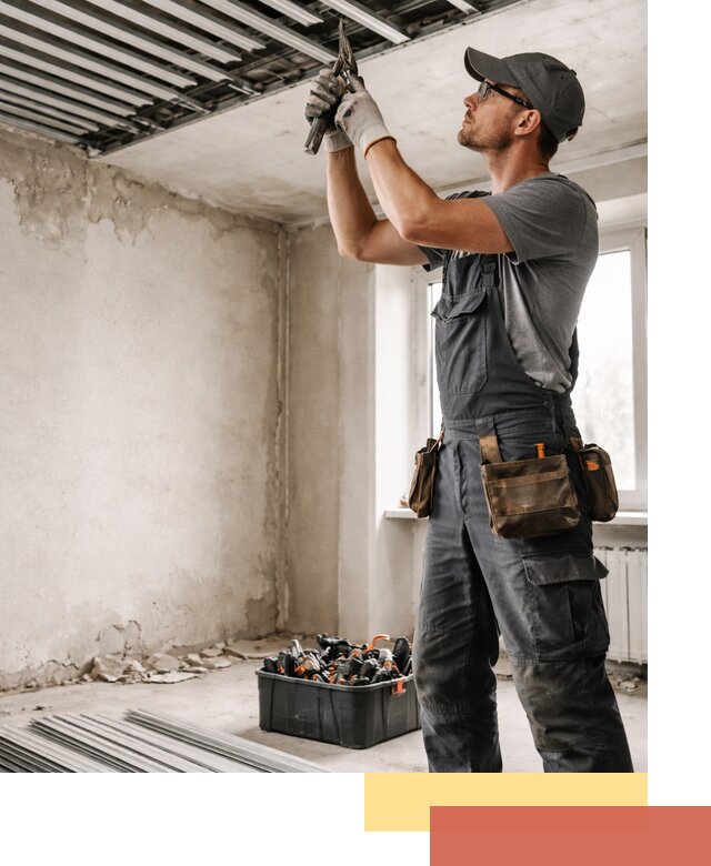 Демонтаж реечного потолка в Оренбурге быстро и аккуратно