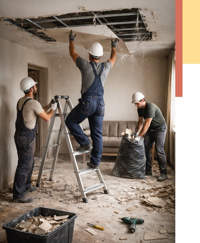 Демонтаж гипсокартонного потолка в Оренбурге от 427 руб. за м2 — ОТДЕЛОЧНИК-Рнб