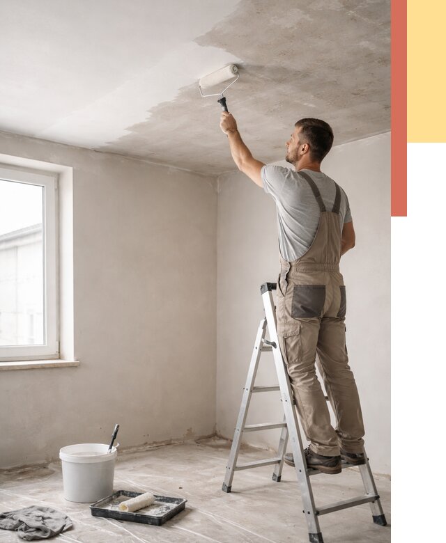 Грунтовка потолка в Оренбурге от 2542 руб. — быстро и недорого | ОТДЕЛОЧНИК-Рнб