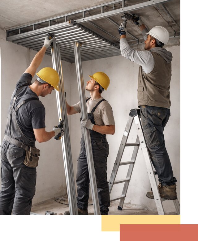 Монтаж реечного потолка под ключ в Оренбурге