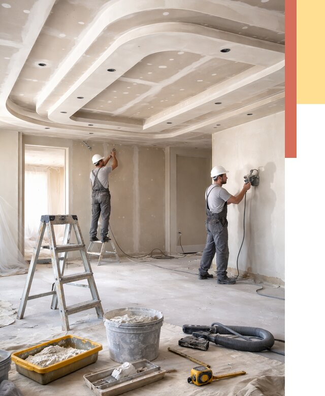 Многоуровневый потолок из гипсокартона в Оренбурге от 763 руб. под ключ | ОТДЕЛОЧНИК-Рнб