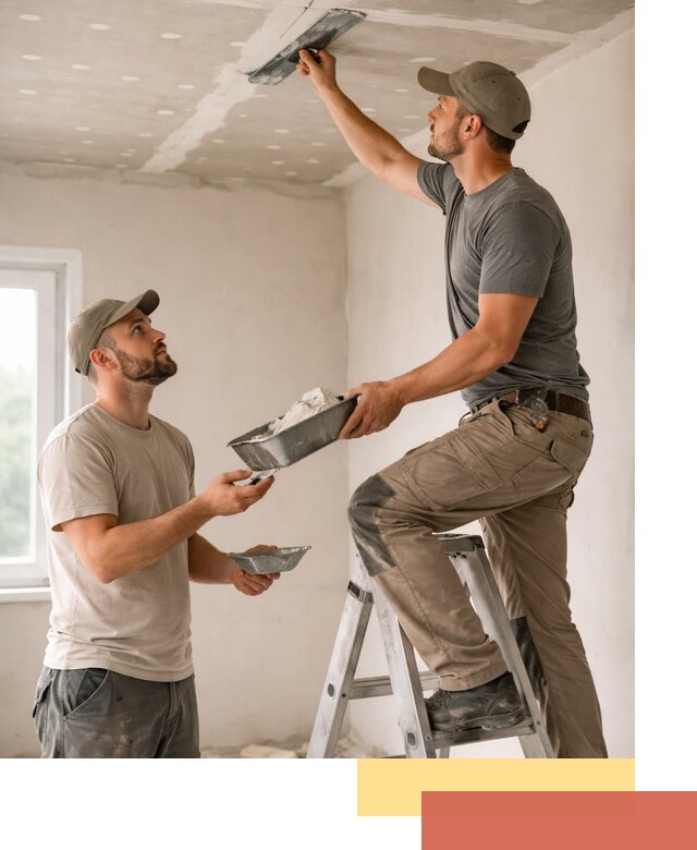 Шпаклевка потолка из гипсокартона в Оренбурге качественно и быстро