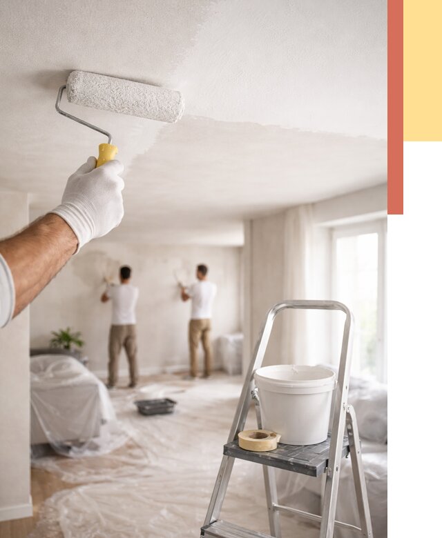 Покраска потолка акриловой краской в Оренбурге от 2542 руб. | ОТДЕЛОЧНИК-Рнб