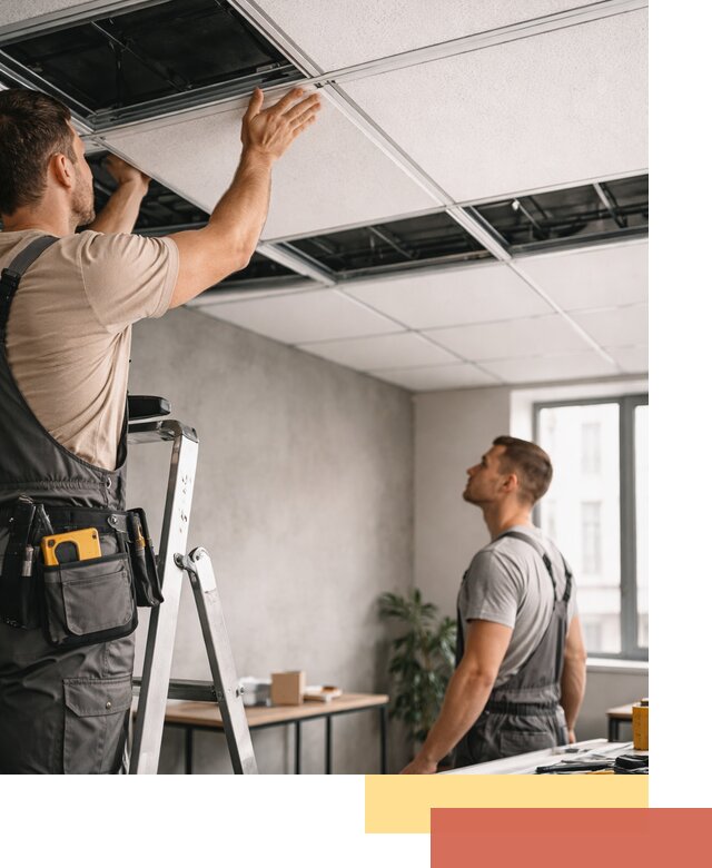 Монтаж потолочной плитки в Оренбурге качественно и в срок