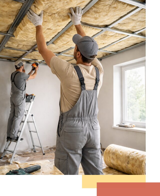 Утепление потолка под ключ в Оренбурге качественно и быстро