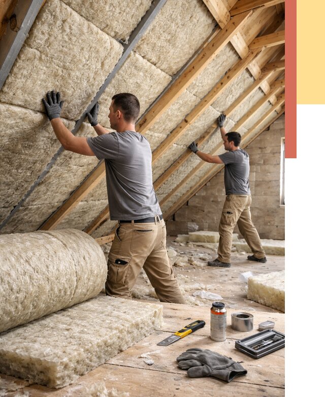 Утепление потолка минватой в Оренбурге от 1475 руб. — быстро и недорого | ОТДЕЛОЧНИК-Рнб