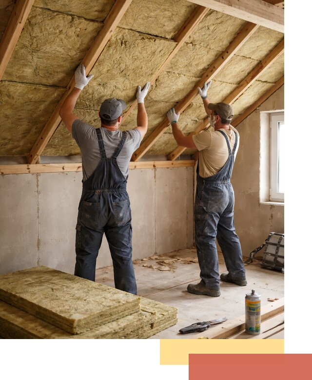 Утепление потолка минеральной ватой в Оренбурге