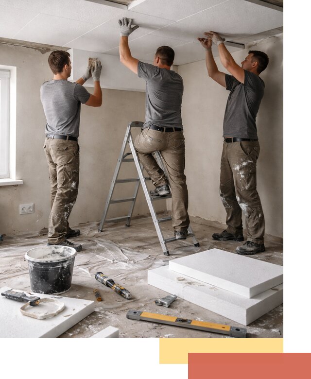 Утепление потолка пенопластом в Оренбурге быстро и качественно