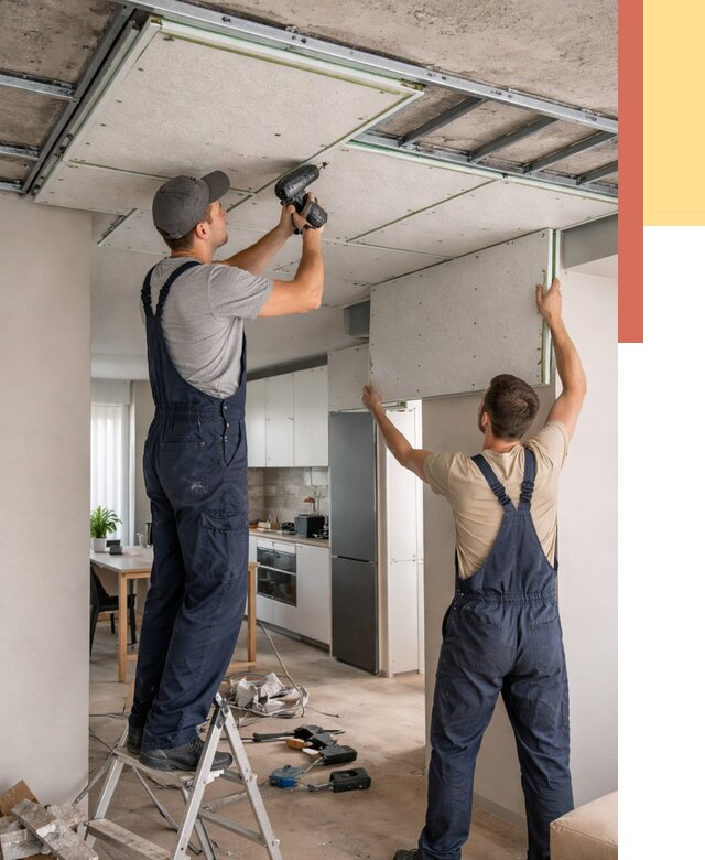 Шумоизоляция потолка панелями зипс в Оренбурге от 1881 руб. под ключ | ОТДЕЛОЧНИК-Рнб